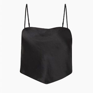 Aritzia Elektra Satin Camisole
Satin scarf blouse